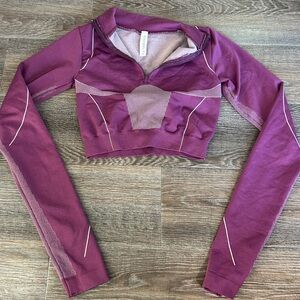 Women's Long Sleeve Purple Top